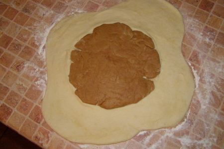 Пирожки "ракушки" из "спирального" песочного  теста: шаг 4