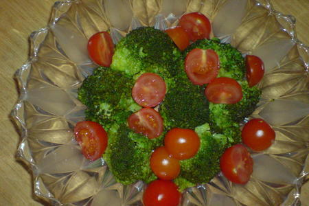 Салат из брокколи и птичьей печени: шаг 2