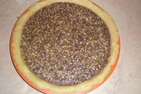 Песочный пирог с шоколадно-овсяной начинкой: шаг 3