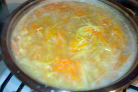 Чечевичный суп-пюре из 2-х видов чечевицы: шаг 4