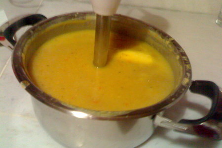 Чечевичный суп-пюре из 2-х видов чечевицы: шаг 7