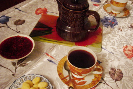 "палкин чай" или тёмно-красный чай из вишни.: шаг 3