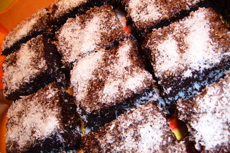 Шоколадное пироженное с кокосом, без яиц: шаг 4