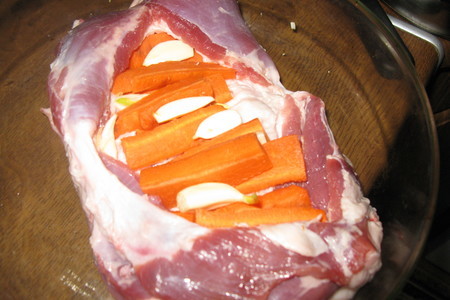 Мясо запеченое в рукаве с овощами: шаг 3