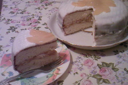 Торт"персиковый рай": шаг 4