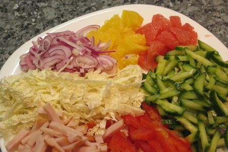 Салат фруктово-овощной: шаг 1
