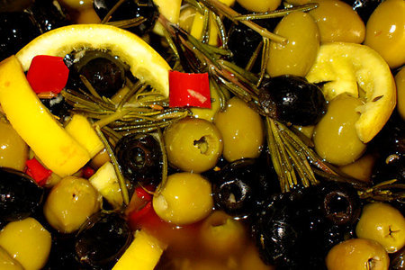 Маринованые оливки: шаг 1