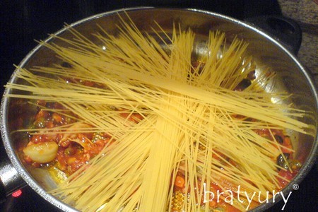 Паста (спагетти, спагеттини) без варки: шаг 6