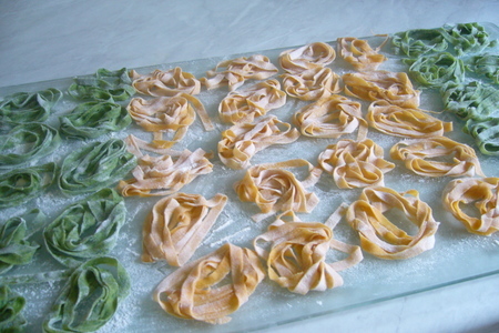 Паста свежая домашняя (спагетти, фетуччине , теглиателле, лазанья). основной рецепт теста: шаг 5