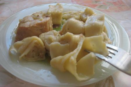 Фото к рецепту: Штрули // татарское лагман-блюдо