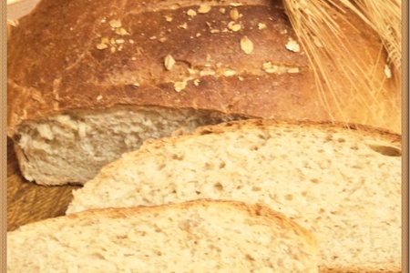 Фото к рецепту: Хлеб овсяный с отрубями.