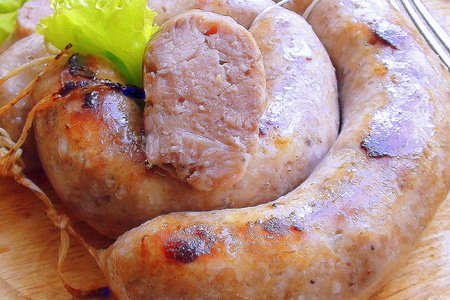 Колбаса домашняя, свиная, на манер «украинской», в день рождения ирины nira60.