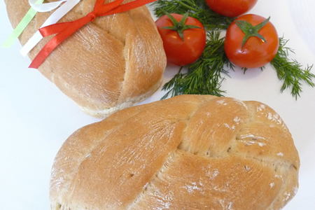 Фото к рецепту: Pane rustico di sorelle simili или деревенский хлеб сестeр симили
