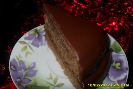 Фото к рецепту: Венский торт «sacher» (торт «захер»)