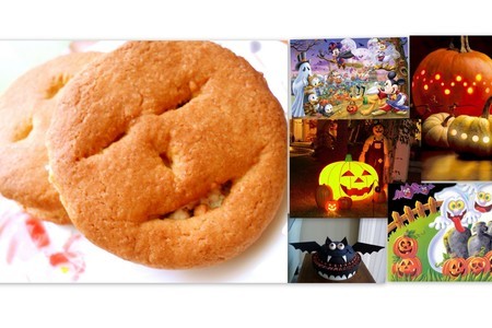 Фото к рецепту: Печенье с творожной начинкой для halloween 