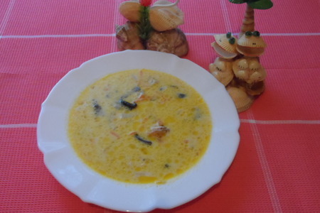 Фото к рецепту: Сырный суп для девочек-писательниц.)))
