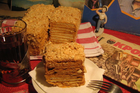 Фото к рецепту: Торт из печенья и….из нашего детства )))))