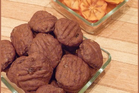 Фото к рецепту: Печенье домашнее с хурмой
