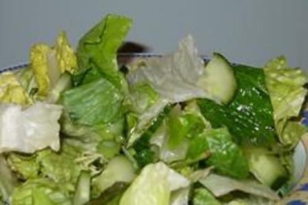 Фото к рецепту: Зеленый салат (для тех кто на диете)