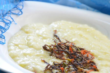 Рисовый суп с кабачками