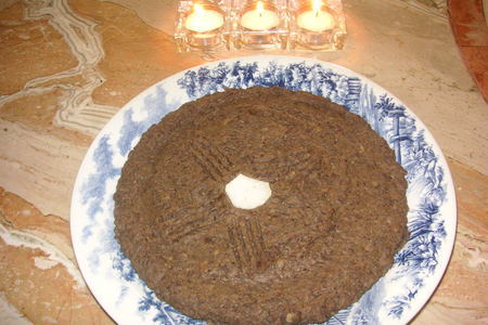 Фото к рецепту: Салат-пюрэ из чечевицы