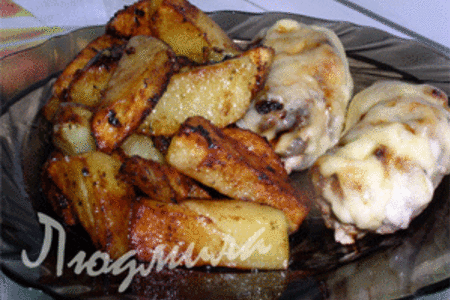Фото к рецепту: Жаренный картофель по-селянски