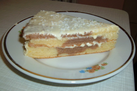 Фото к рецепту: Торт "зеброчка"