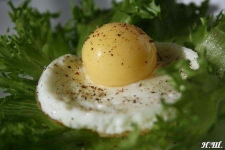 Фото к рецепту: Необычная яичница.