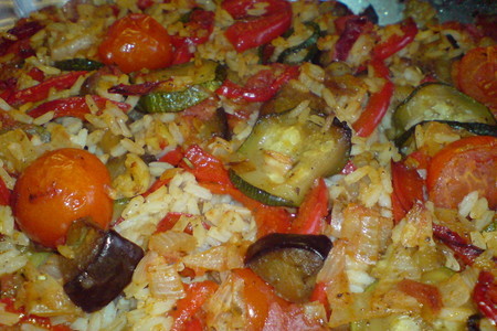 Фото к рецепту: Овощная паэлья а la ratatouille