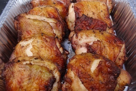 Фото к рецепту: Ароматная курица в соево - пивном маринаде