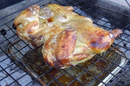 Фото к рецепту: Подготавливаем и жарим курицу