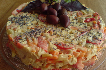 "капризный" салат //insalata capricciosa 