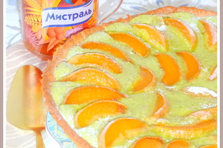 Фото к рецепту: Тарт "абрикосово-фисташковые напевы"