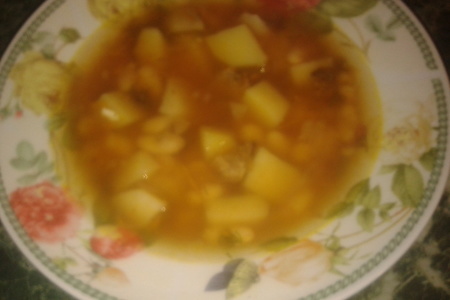 Фото к рецепту: Фасолево-грибной суп