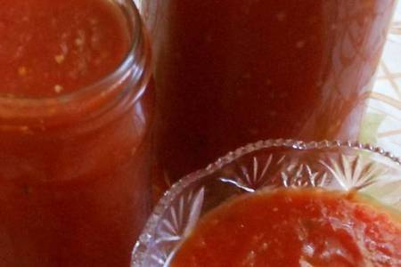 Фото к рецепту: Домашний кетчуп в мультиварке