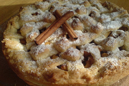 Фото к рецепту: Баварский яблочный пирог короля людовика ii