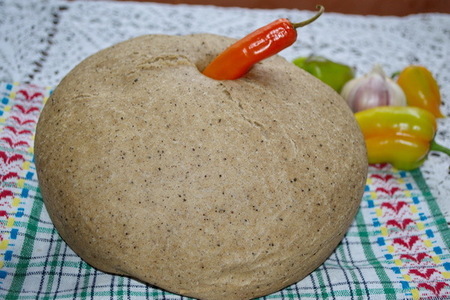 Фото к рецепту: Хлеб пшенично-ржаной (мультяшный)