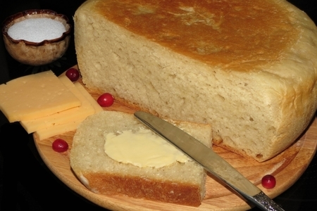 Фото к рецепту: Пшеничный белый хлеб