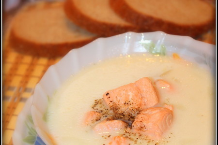 Фото к рецепту: Финский суп из лосося (тест-драйв)