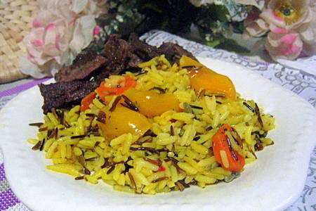 Фото к рецепту: Пряный рисовый mix с овощами (тест-драйв)