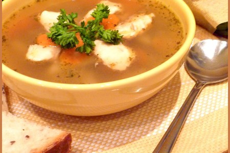 Фото к рецепту: Суп рыбный с чечевицей в мультиварке 