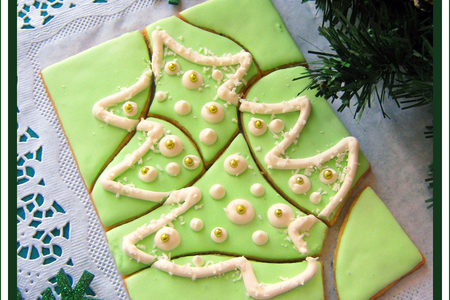Имбирное печенье-пазл для маленьких любителей новогодних сладостей