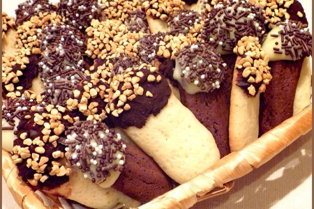 Фото к рецепту: Печенье "пальчики"