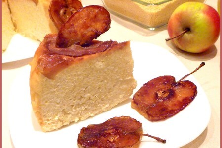 Фото к рецепту: Пшенник с творогом и яблоками в мультиварке ( тест-драйв )
