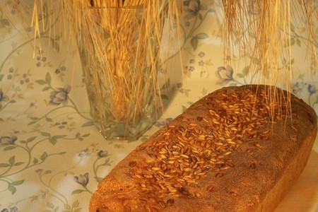 Хлеб овсяный с соевым соусом "kikkoman"