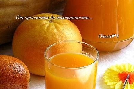 Фото к рецепту: Напиток из тыквы и апельсина