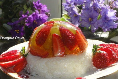 Фото к рецепту: Рисово-фруктовый десерт "витаминный"