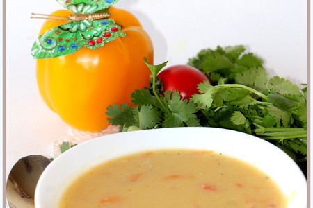 Фото к рецепту: Чечевичный суп для настеньки (сериал "кухня")
