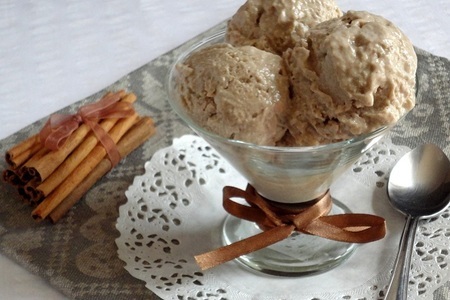 Фото к рецепту: Кокосово-пряное мороженое