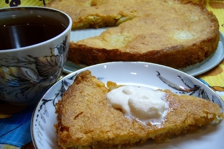 Фото к рецепту: Французский яблочный пирог «ханна»